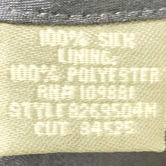 Donna Ricco Silk Midi Dress Sheer Overlay Draped Front Gathered Collar Bodice 💙 - Picture 11 of 12